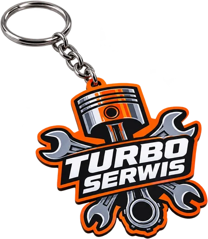 Brelok NFC z logo: Turbo Serwis (przykładowy projekt)