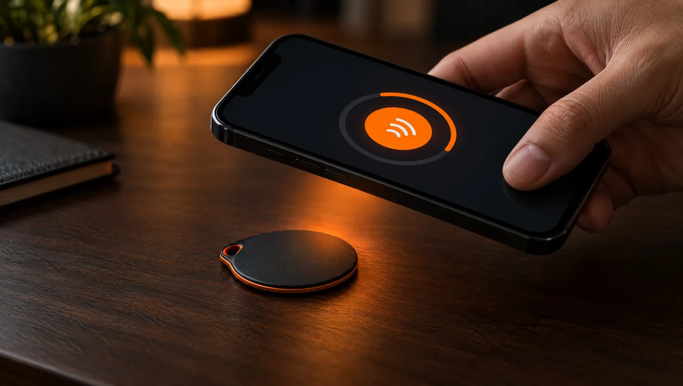Programowanie breloka NFC telefonem